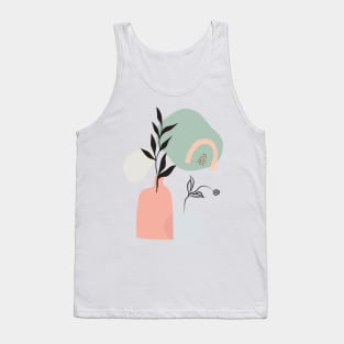 Abstract flower vases Tank Top